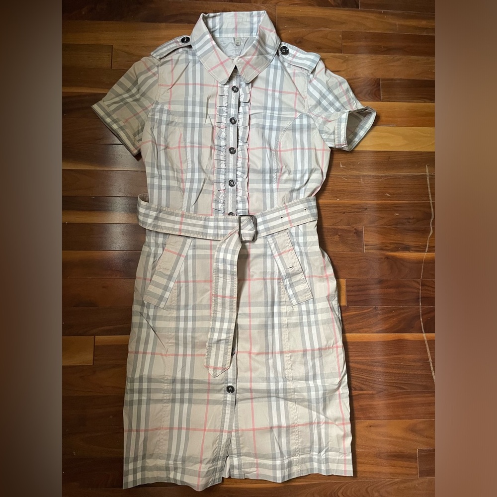 Burberry Brit Plaid Casual Dress - Size 4